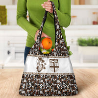Fiji Bati Grocery Bag Masi-inspired Tapa Pattern LT9 - Polynesian Pride