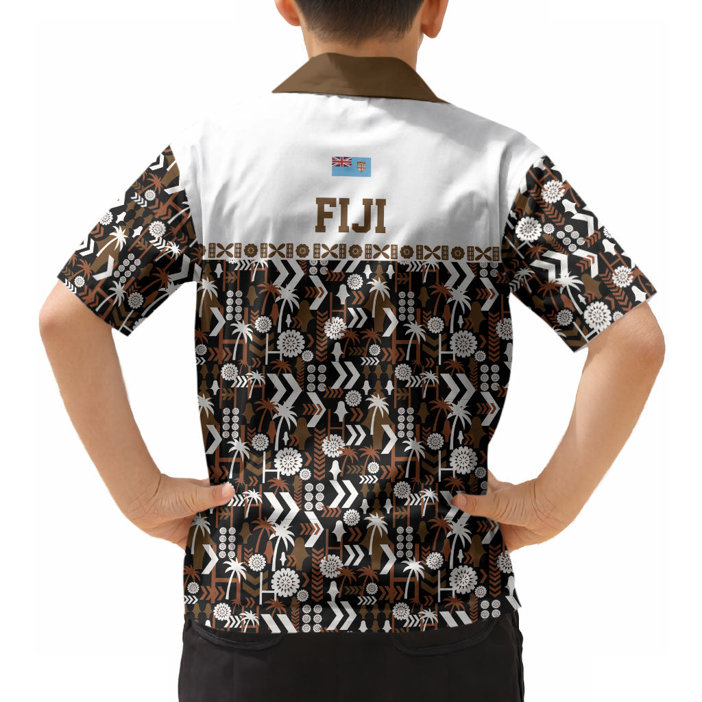 Fiji Bati Hawaiian Shirt Masi-inspired Tapa Pattern LT9 - Polynesian Pride