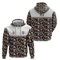 Fiji Bati Hoodie Masi-inspired Tapa Pattern LT9 - Polynesian Pride