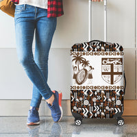Fiji Bati Luggage Cover Masi-inspired Tapa Pattern