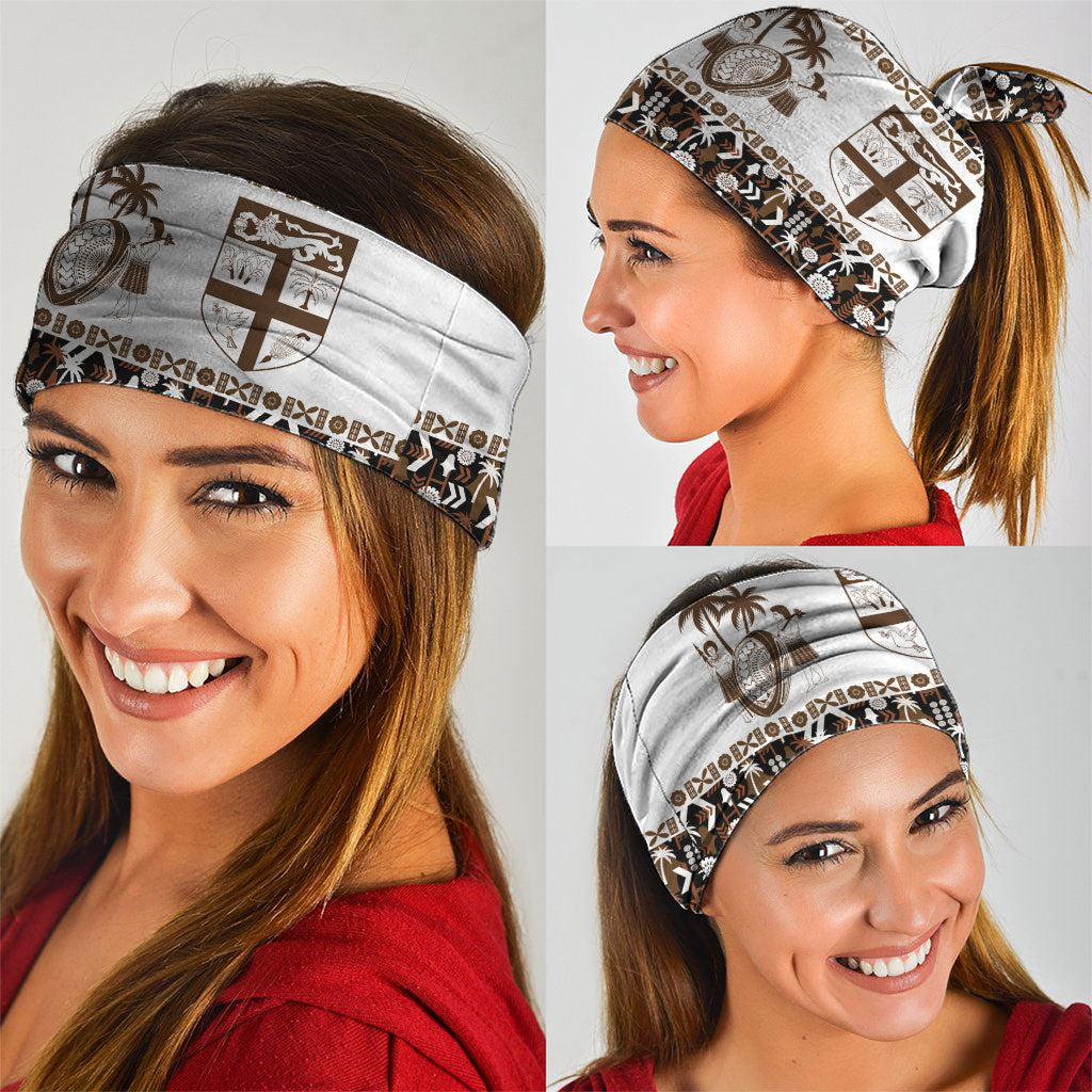 Fiji Bati Neck Gaiter Masi-inspired Tapa Pattern LT9 - Polynesian Pride