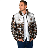 Fiji Bati Padded Jacket Masi-inspired Tapa Pattern LT9 - Polynesian Pride
