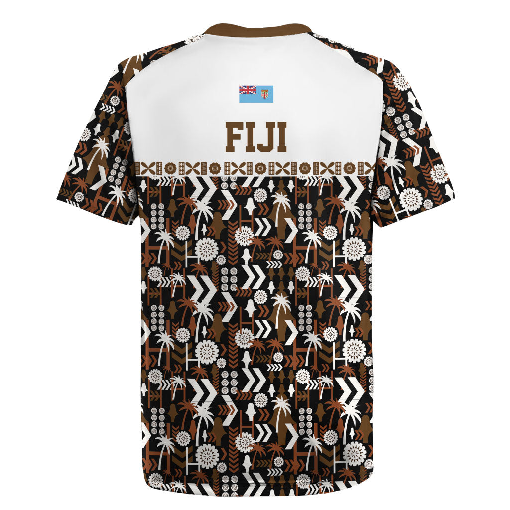 Fiji Bati Rugby Jersey Masi-inspired Tapa Pattern