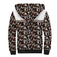 Fiji Bati Sherpa Hoodie Masi-inspired Tapa Pattern LT9 - Polynesian Pride