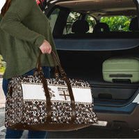 Fiji Bati Travel Bag Masi-inspired Tapa Pattern