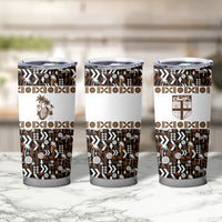 Fiji Bati Tumbler Cup Masi-inspired Tapa Pattern LT9 - Polynesian Pride
