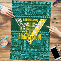 Cook Islands Island Floral Puzzle Teal Traditional Kuki's Geometric Pattern LT9 Teal - Polynesian Pride