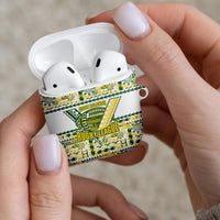 Cook Islands Island Floral AirPods Case White Traditional Kuki's Geometric Pattern LT9 - Polynesian Pride