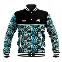 Aotearoa New Zealand Kiwis Tima Riki Motu Baseball Jacket LT9 Unisex Black - Polynesian Pride