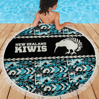 Aotearoa New Zealand Kiwis Tima Riki Motu Beach Blanket LT9 - Polynesian Pride