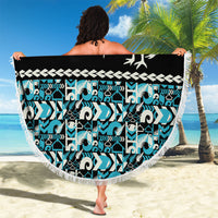 Aotearoa New Zealand Kiwis Tima Riki Motu Beach Blanket LT9 - Polynesian Pride