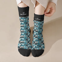 Aotearoa New Zealand Kiwis Tima Riki Motu Crew Socks LT9 Crew Socks Black - Polynesian Pride