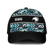 Aotearoa New Zealand Kiwis Tīma Riki Motu Mesh Trucker Cap LT9 One Size Black Black - Polynesian Pride