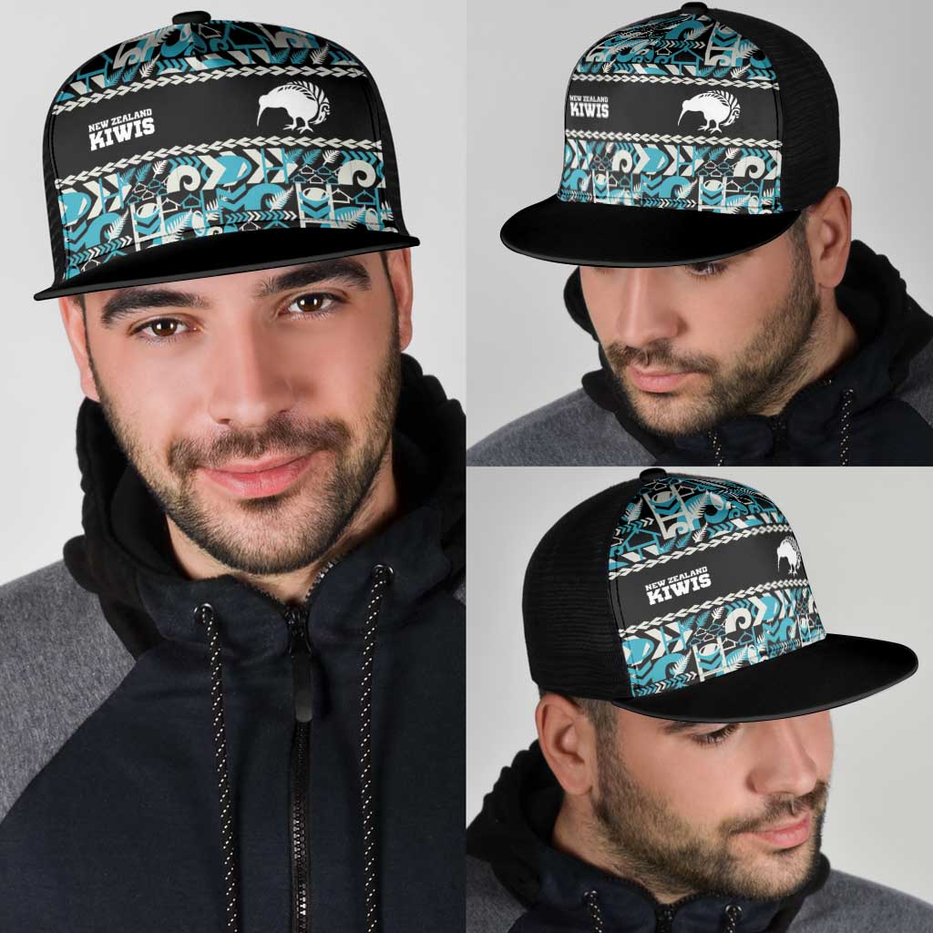 Aotearoa New Zealand Kiwis Tīma Riki Motu Mesh Trucker Cap LT9 - Polynesian Pride