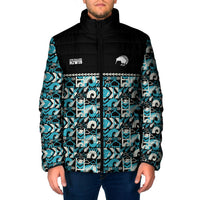 Aotearoa New Zealand Kiwis Tima Riki Motu Padded Jacket LT9 Men Black - Polynesian Pride