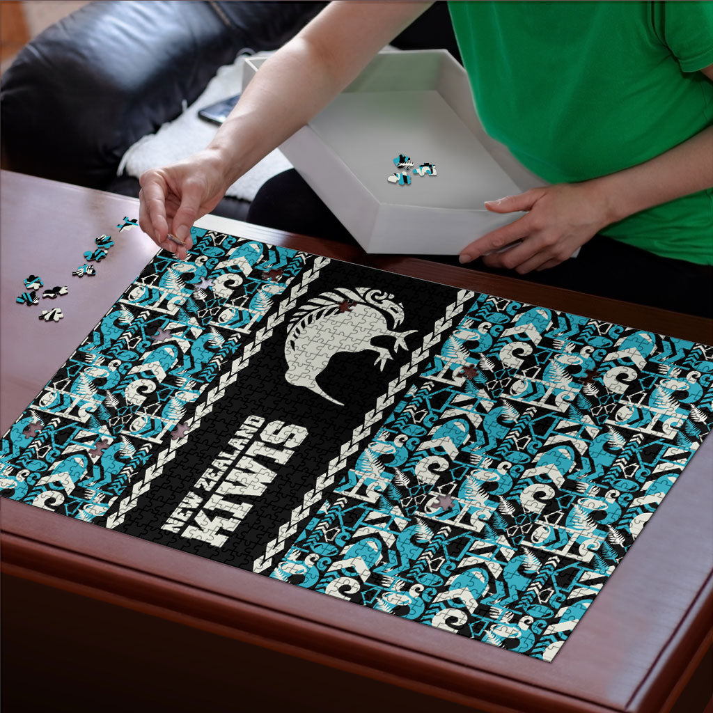 Aotearoa New Zealand Kiwis Tima Riki Motu Puzzle LT9 - Polynesian Pride