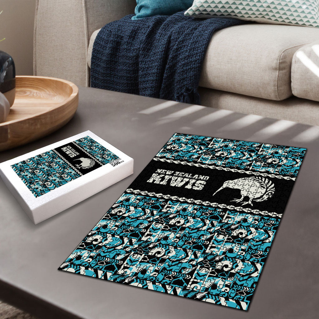 Aotearoa New Zealand Kiwis Tima Riki Motu Puzzle LT9 - Polynesian Pride