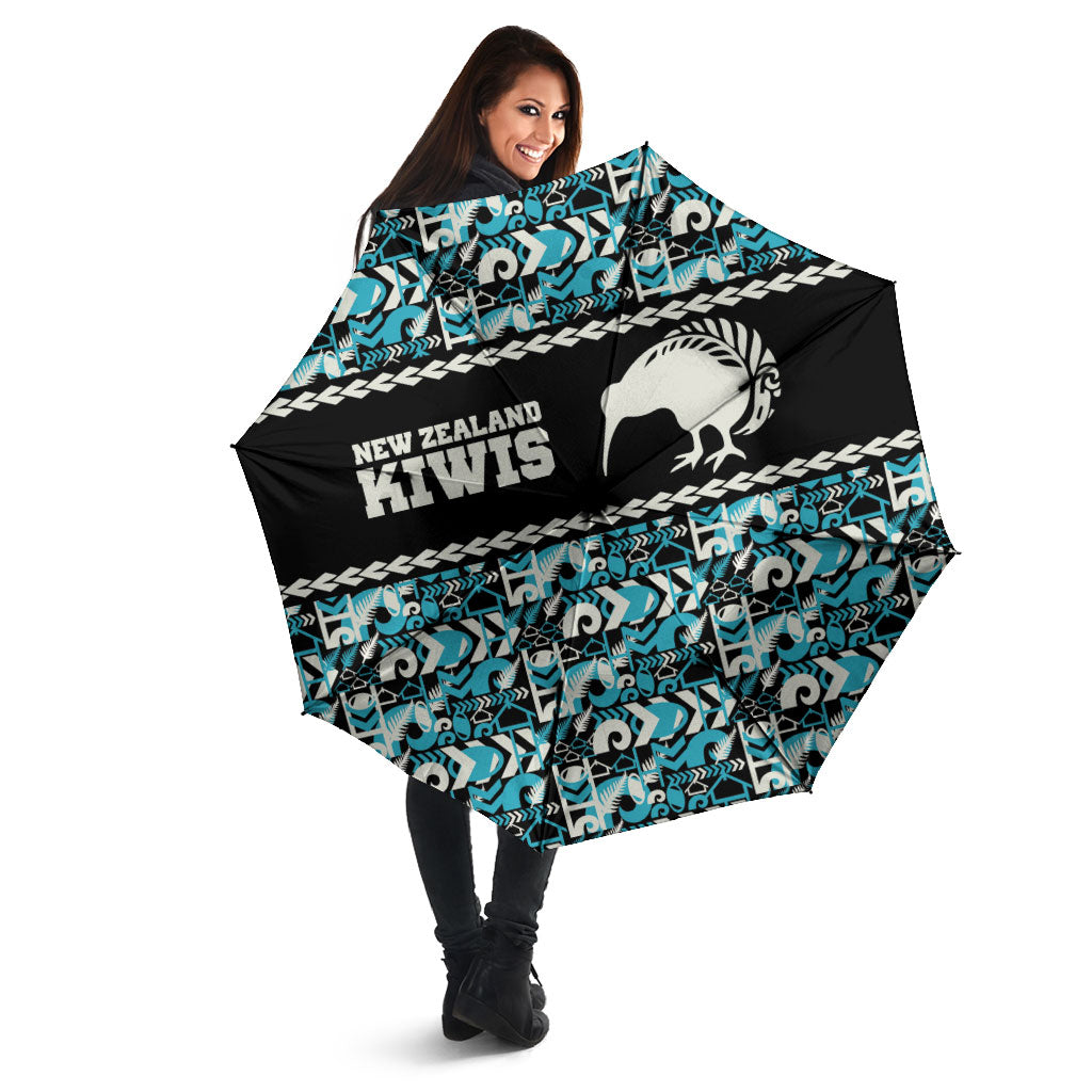Aotearoa New Zealand Kiwis Tima Riki Motu Umbrella LT9 - Polynesian Pride