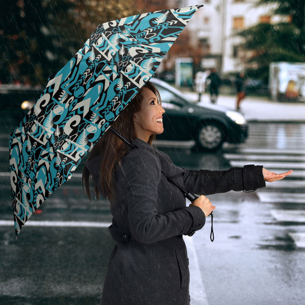 Aotearoa New Zealand Kiwis Tima Riki Motu Umbrella LT9 - Polynesian Pride
