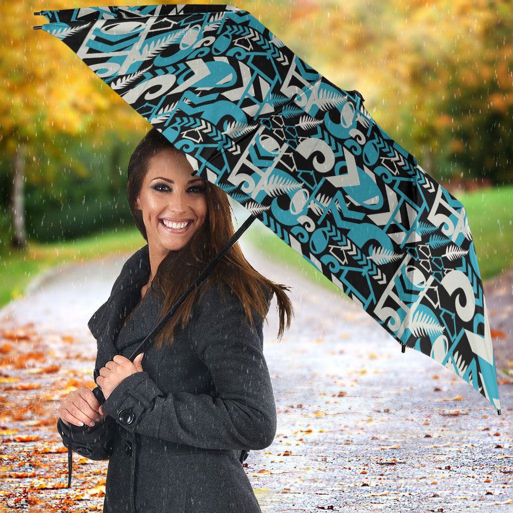 Aotearoa New Zealand Kiwis Tima Riki Motu Umbrella LT9 - Polynesian Pride