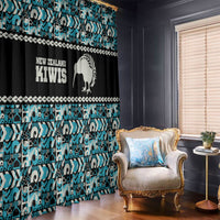 Aotearoa New Zealand Kiwis Tima Riki Motu Window Curtain LT9 - Polynesian Pride