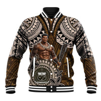 Samoa Warrior Baseball Jacket The Mighty Samoan Warrior Spirit
