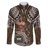 Samoa Warrior Family Matching Mermaid Dress and Hawaiian Shirt The Mighty Samoan Warrior Spirit