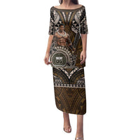 Samoa Warrior Family Matching Puletasi and Hawaiian Shirt The Mighty Samoan Warrior Spirit