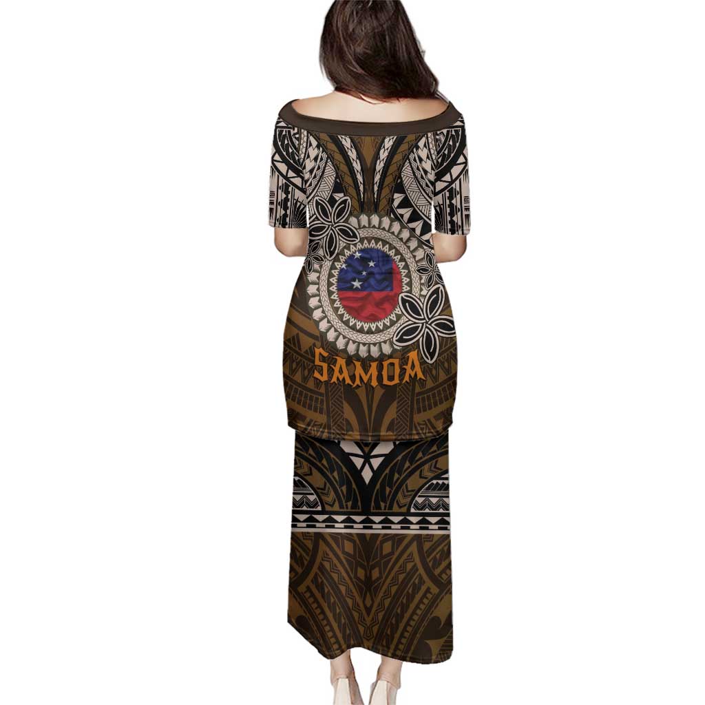 Samoa Warrior Family Matching Puletasi and Hawaiian Shirt The Mighty Samoan Warrior Spirit