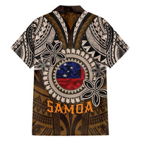 Samoa Warrior Family Matching Short Sleeve Bodycon Dress and Hawaiian Shirt The Mighty Samoan Warrior Spirit LT9 - Polynesian Pride