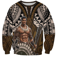 Samoa Warrior Sweatshirt The Mighty Samoan Warrior Spirit