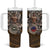 Samoa Warrior Tumbler With Handle The Mighty Samoan Warrior Spirit