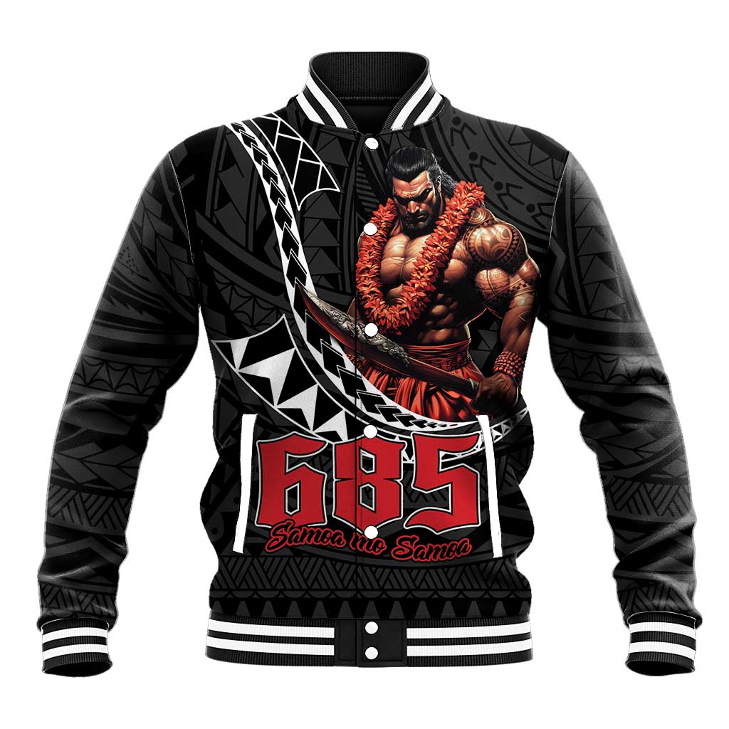 Samoan Pride Polynesian Tribal Warrior Baseball Jacket 685 Samoa Mo Samoa