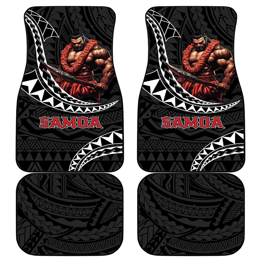 Samoan Pride Polynesian Tribal Warrior Car Mats 685 Samoa Mo Samoa