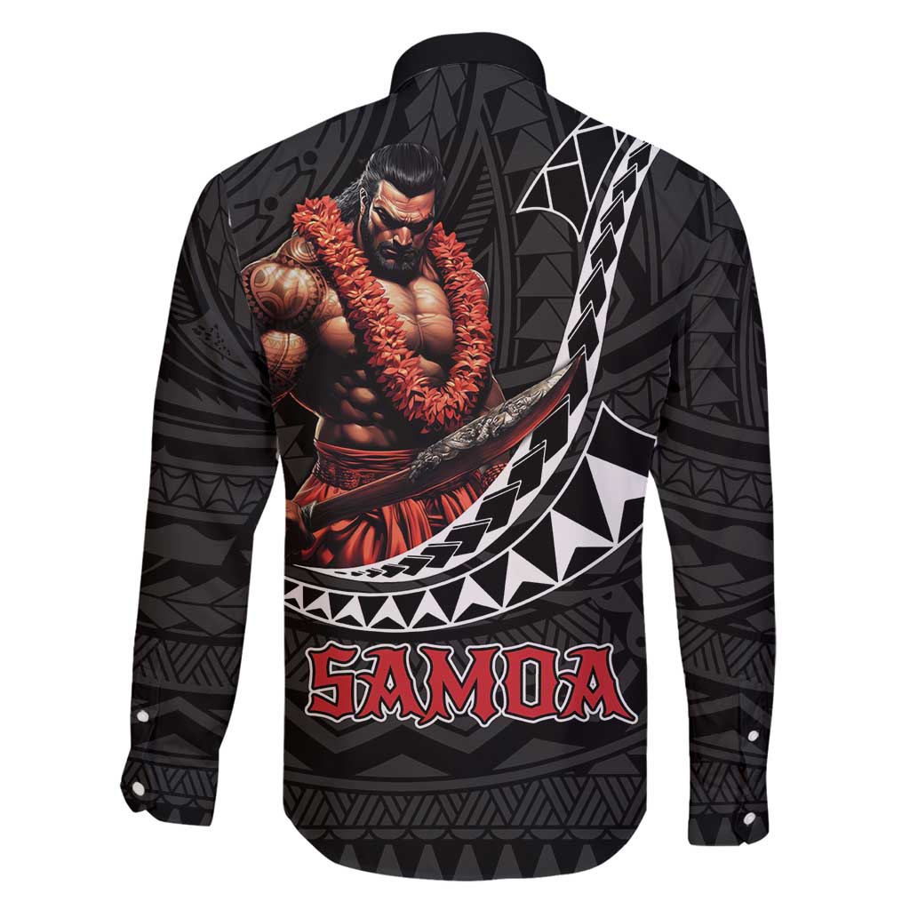 Samoan Pride Polynesian Tribal Warrior Family Matching Tank Maxi Dress and Hawaiian Shirt 685 Samoa Mo Samoa