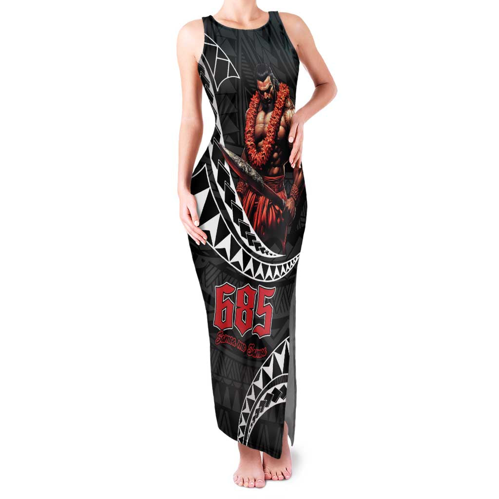 Samoan Pride Polynesian Tribal Warrior Family Matching Tank Maxi Dress and Hawaiian Shirt 685 Samoa Mo Samoa