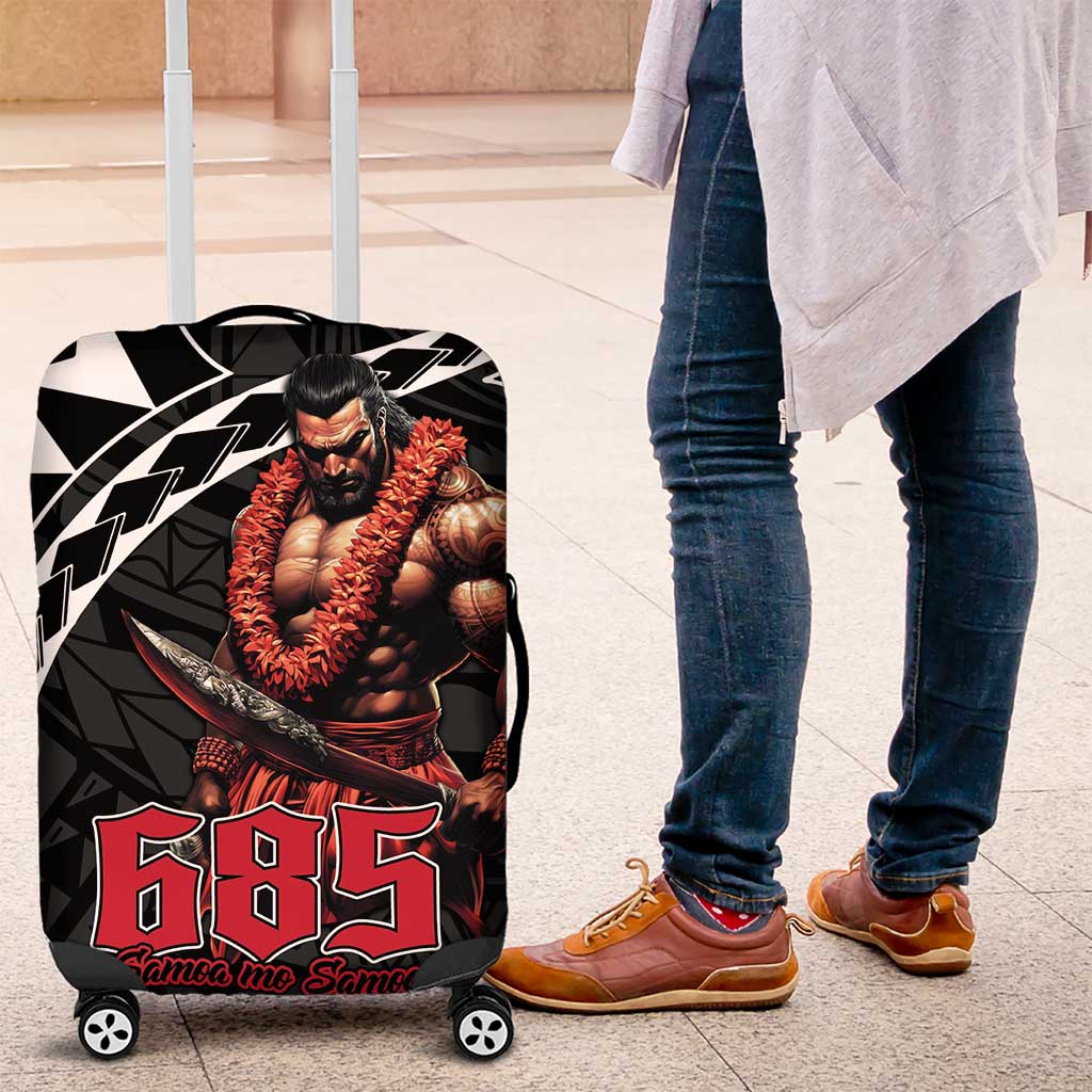 Samoan Pride Polynesian Tribal Warrior Luggage Cover 685 Samoa Mo Samoa