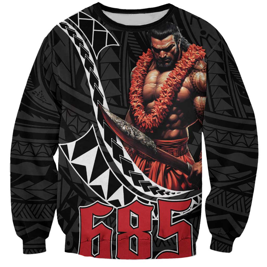 Samoan Pride Polynesian Tribal Warrior Sweatshirt 685 Samoa Mo Samoa