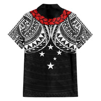 Samoan Tanoa Kava Bowl Ula Fala Family Matching Off The Shoulder Long Sleeve Dress and Hawaiian Shirt Polynesian Tribal Vibe LT9 - Polynesian Pride