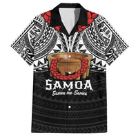 Samoan Tanoa Kava Bowl Ula Fala Family Matching Puletasi and Hawaiian Shirt Polynesian Tribal Vibe LT9 Dad's Shirt - Short Sleeve Brown - Polynesian Pride