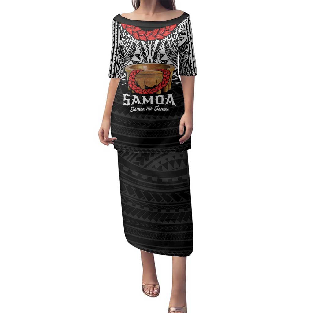 Samoan Tanoa Kava Bowl Ula Fala Family Matching Puletasi and Hawaiian Shirt Polynesian Tribal Vibe LT9 Mom's Dress Brown - Polynesian Pride