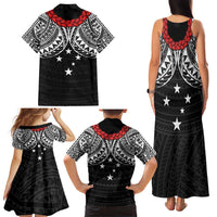 Samoan Tanoa Kava Bowl Ula Fala Family Matching Tank Maxi Dress and Hawaiian Shirt Polynesian Tribal Vibe LT9 - Polynesian Pride