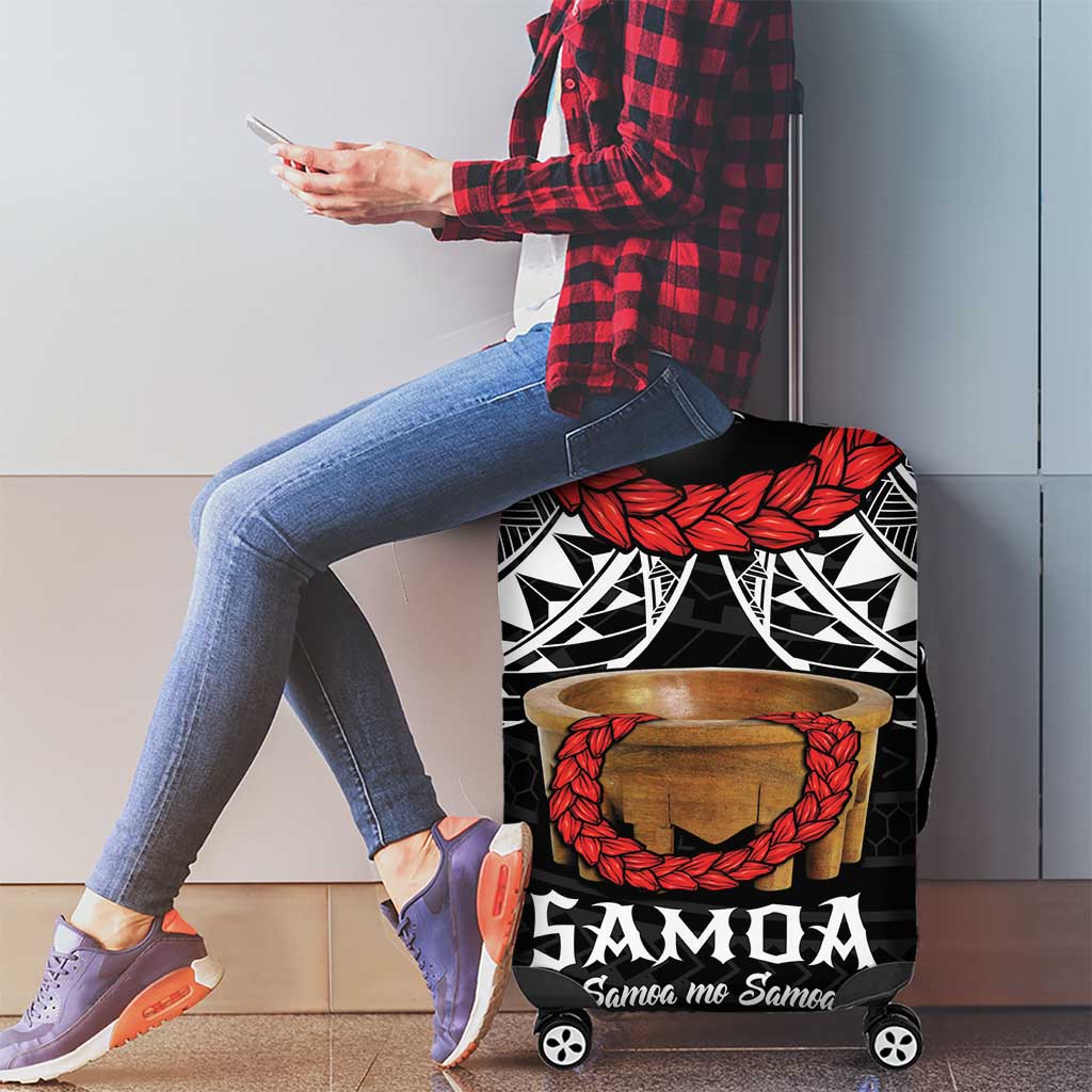 Samoan Tanoa Kava Bowl Ula Fala Luggage Cover Polynesian Tribal Vibe