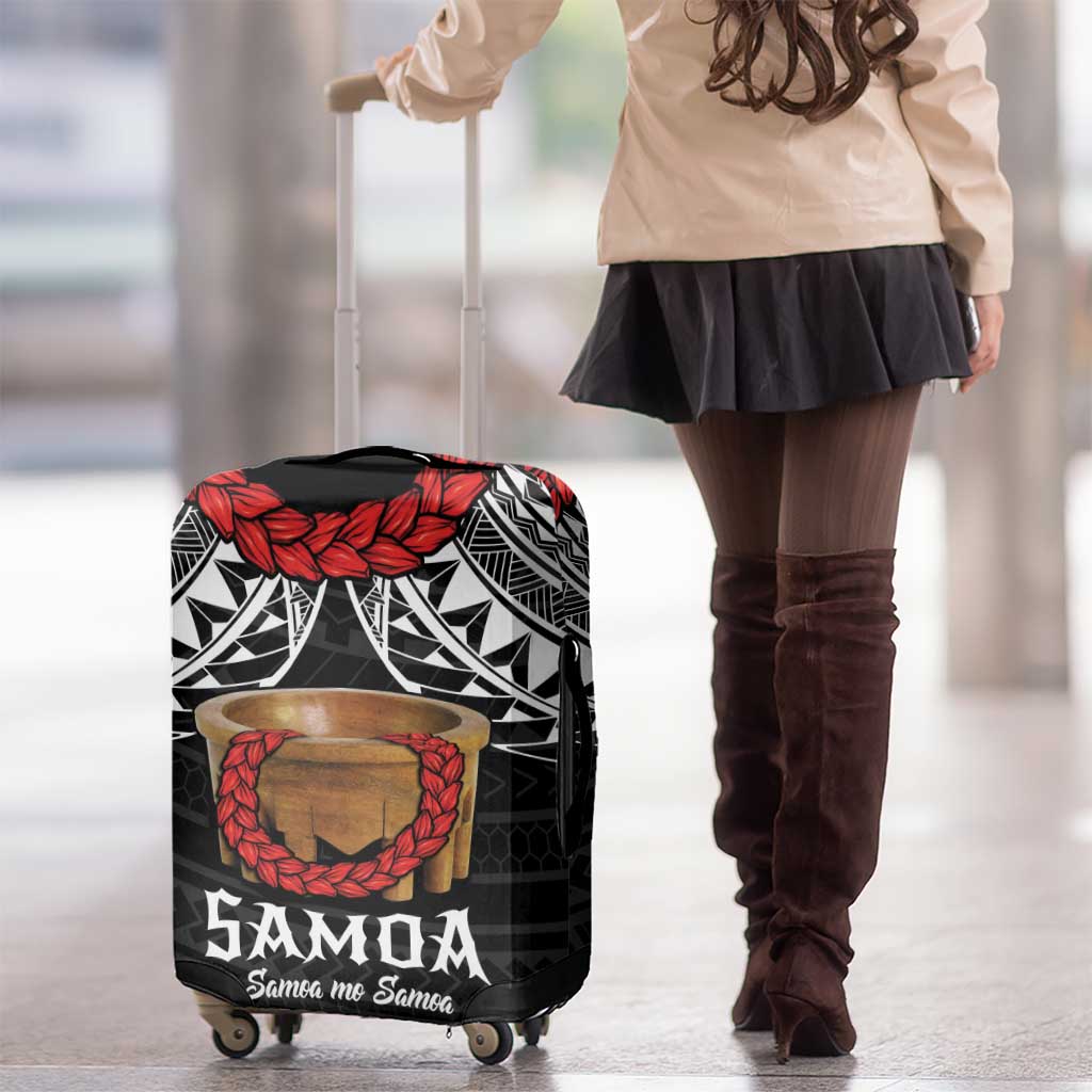 Samoan Tanoa Kava Bowl Ula Fala Luggage Cover Polynesian Tribal Vibe