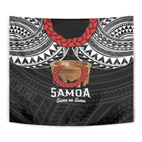 Samoan Tanoa Kava Bowl Ula Fala Tapestry Polynesian Tribal Vibe