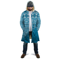 Fiji Marau na Kerisimasi Cloak Aqua Tagimoucia Tapa Masi Tribal - Polynesian Pride