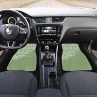 Fiji Marau na Kerisimasi Car Mats Sage Green Tagimoucia Tapa Masi Tribal - Polynesian Pride