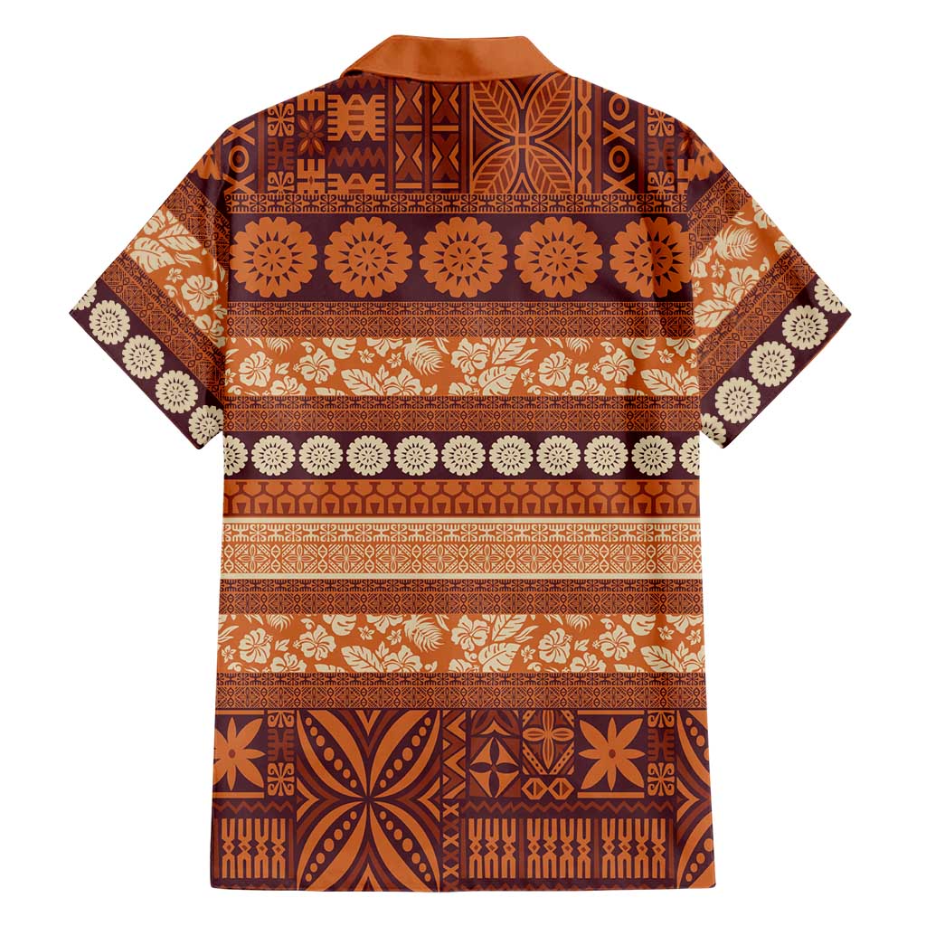 Fiji Marau na Kerisimasi Family Matching Mermaid Dress and Hawaiian Shirt Gold Tapa Masi Inspired Christmas LT9 - Polynesian Pride