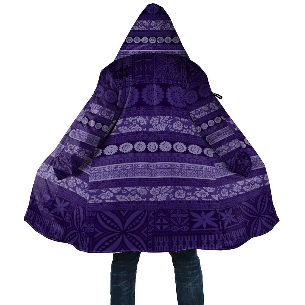 Fiji Marau na Kerisimasi Cloak Purple Tapa Masi Inspired Christmas - Polynesian Pride