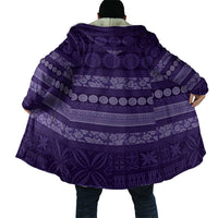 Fiji Marau na Kerisimasi Cloak Purple Tapa Masi Inspired Christmas - Polynesian Pride